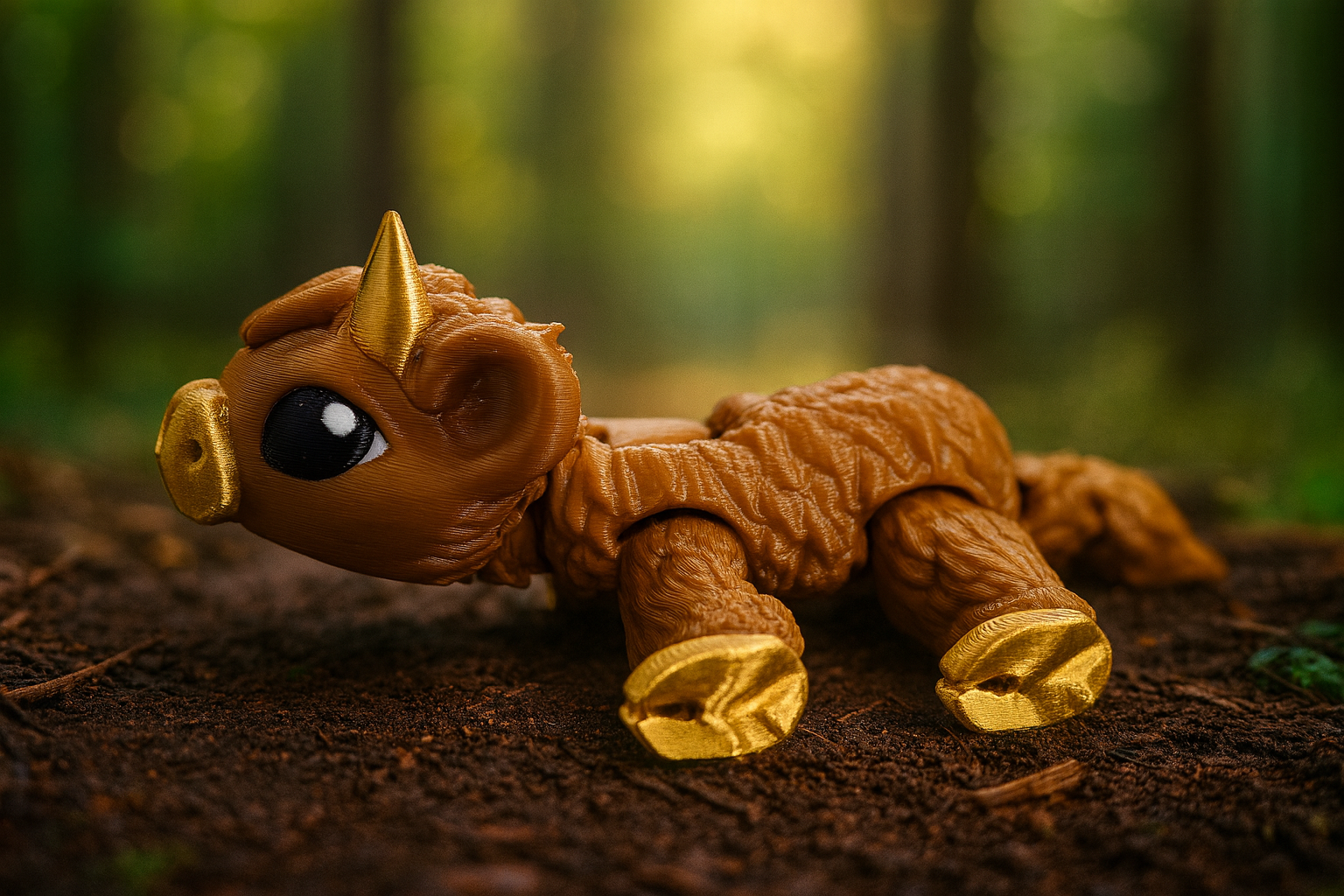 Goldie the Highland Calf