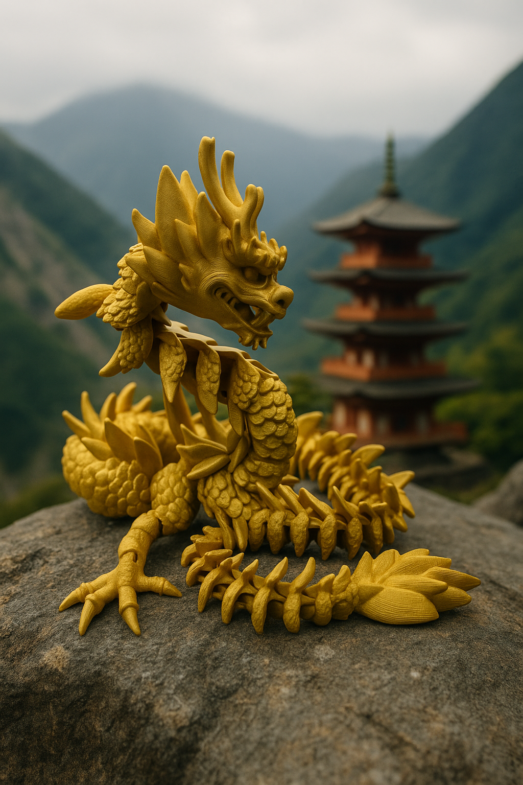 Golden Guardian Dragon