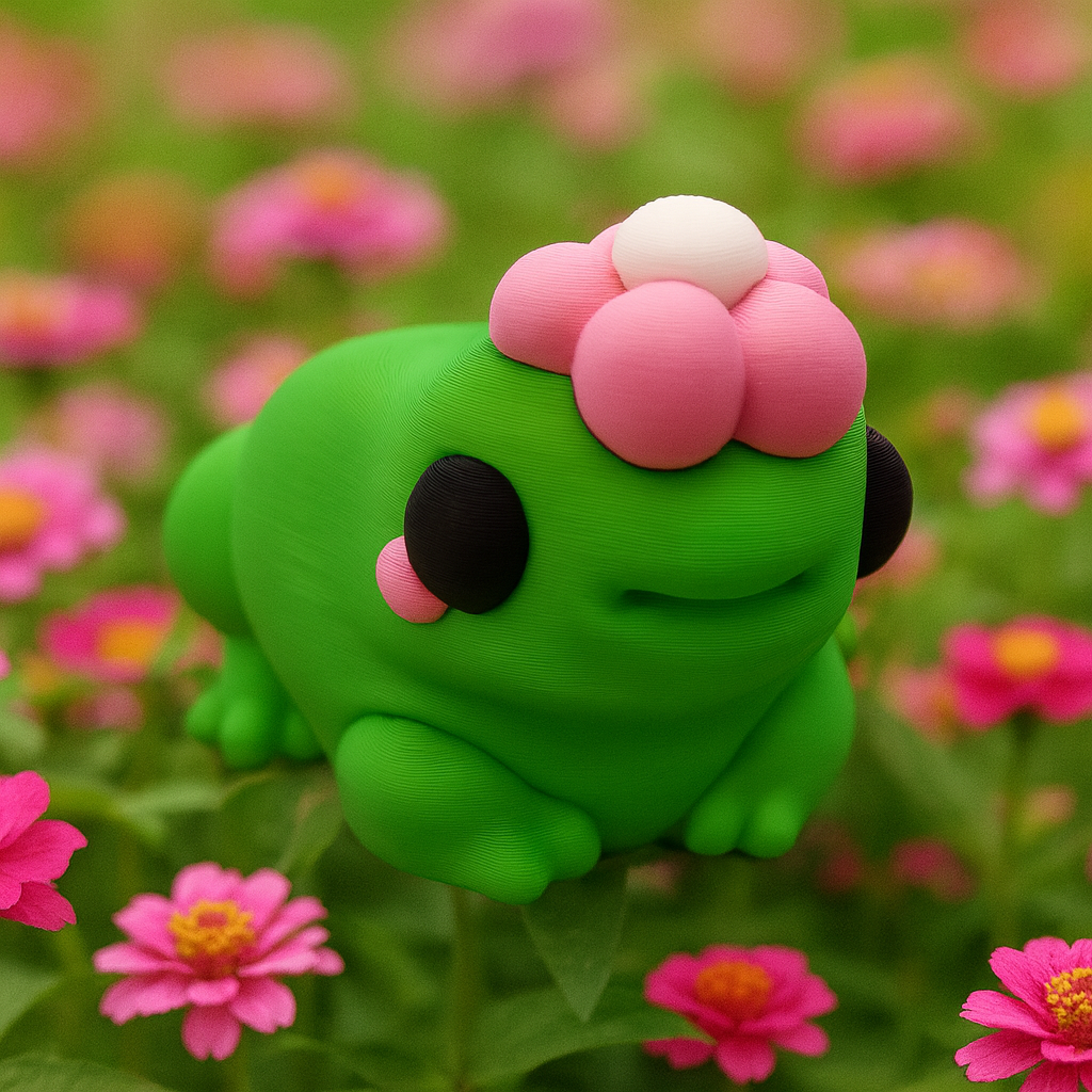 Bloomy the Frog